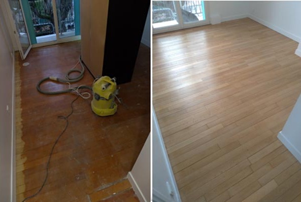 Entreprise de rénovation de parquet, Paris