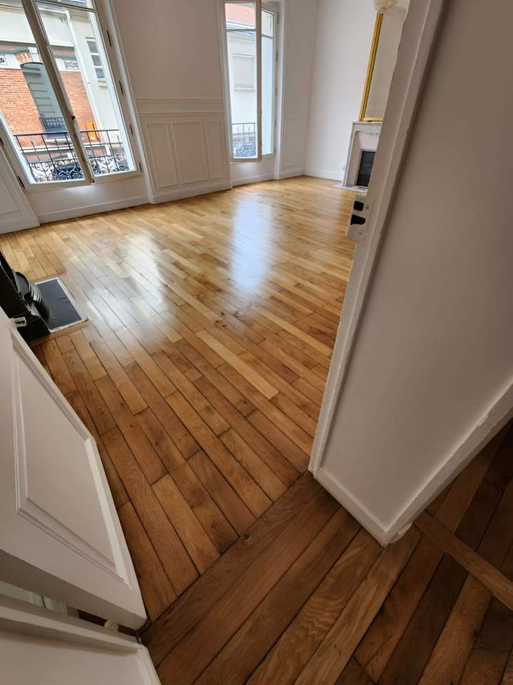Ponçage parquet et vitrification Île de France