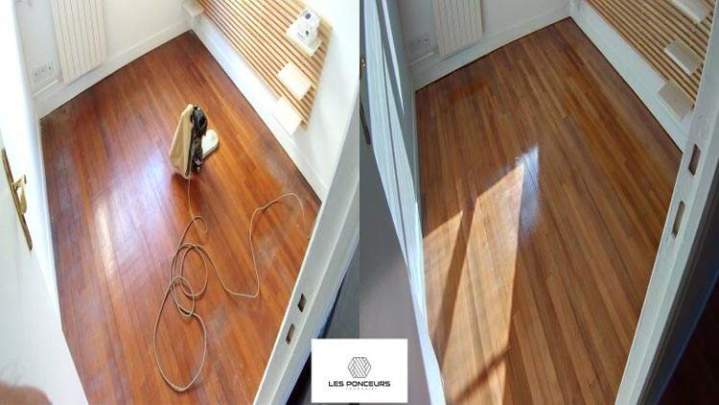 Ponçage parquet professionnel Île de France