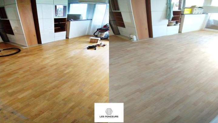 Traitement parquet ponçage vitrification Île de France