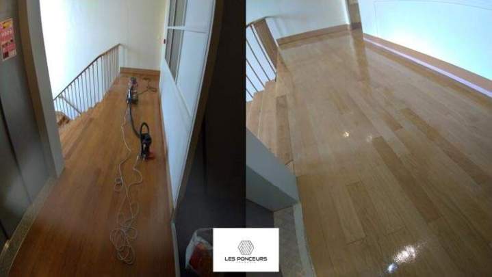 Vitrification et ponçage parquet Île de France